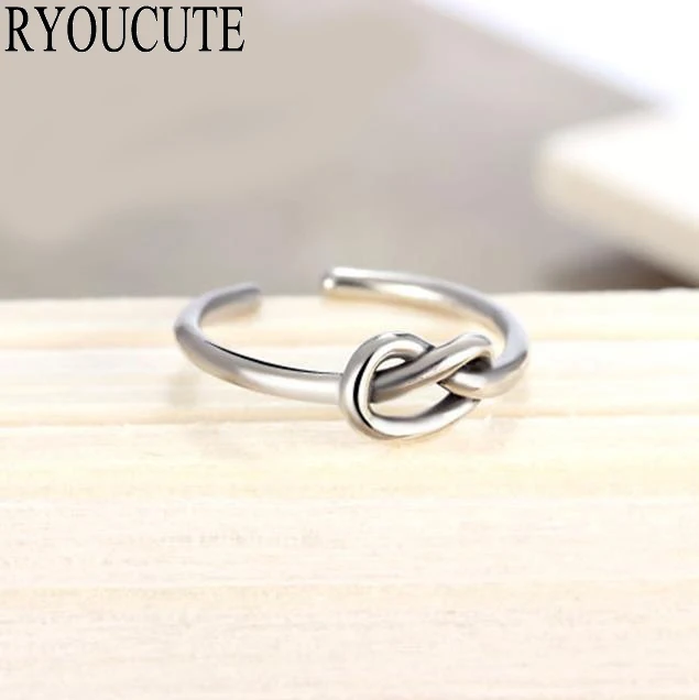 New Arrivals Retro 925 Sterling Silver Heart Rings for Women Adjustable Wedding Ring Fashion Antique Ring
