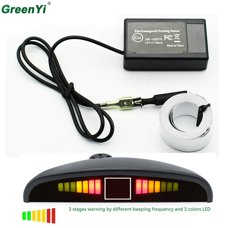 Reversing Radar Parking Assistance LED Parking Sensor With LED Screen Built In