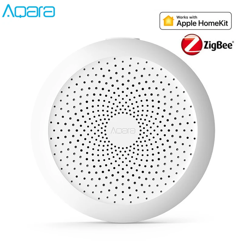 

Xiaomi Mijia Aqara Hub Mi Gateway with RGB Led night light Smart work with Apple Homekit Mi home App International Edition