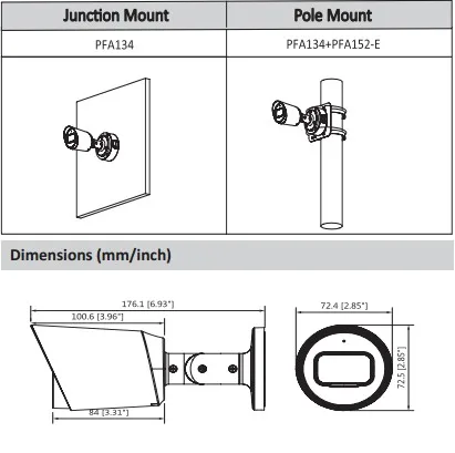 Dahua HAC-HFW1400T-POC 4MP HDCVI IR Bullet камера 4MP IR 30m IP67 водонепроницаемая заменяемая HAC-HFW1400D камера видеонаблюдения