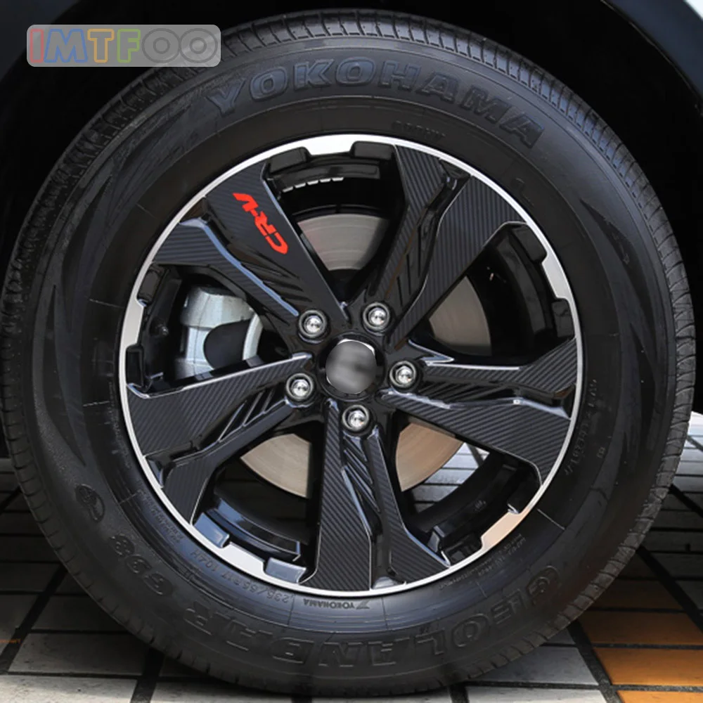 (235/65 R17) 4X текстурная наклейка на обод из углеродного волокна наклейки кузова для