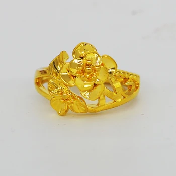 

Sand gold index finger with a large ring for women