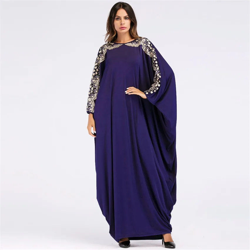 navy blue caftan