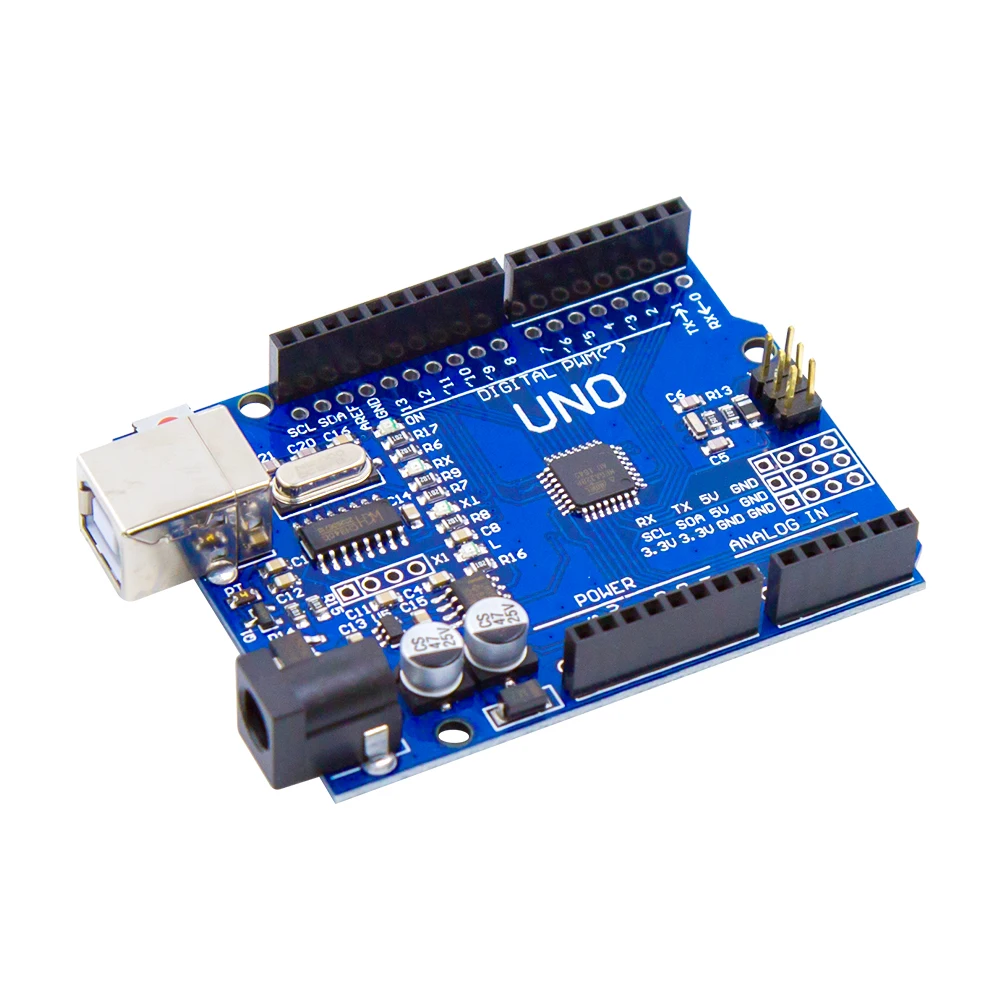 Высокое качество один набор UNO R3(CH340G) MEGA328P для Arduino UNO R3(без USB кабеля