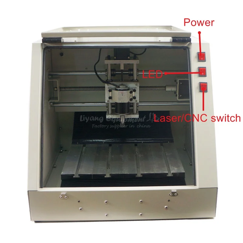Фрезерный станок с ЧПУ LY CT3030 полностью герметичный 500 мВт Лазерная функция 3 оси мини токарный станок гравировальный станок Mach3 CNC-USB Поддержка программного обеспечения