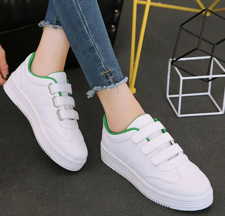 

2019 women tenis shoes sexy fashion casual shoes high quality outdoor platfor walking shoe super confident Women white sneakers