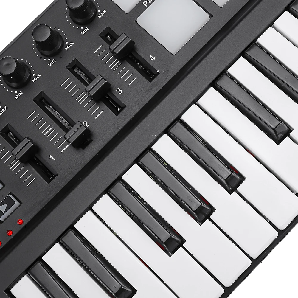 На выбор панда мини Портативный 25-ключ USB клавиатура барабан Pad и MIDI контроллер