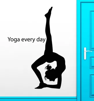 

Yoga Wall Stickers Mediation Gymnastics Sport Buddhism Vinyl Decal