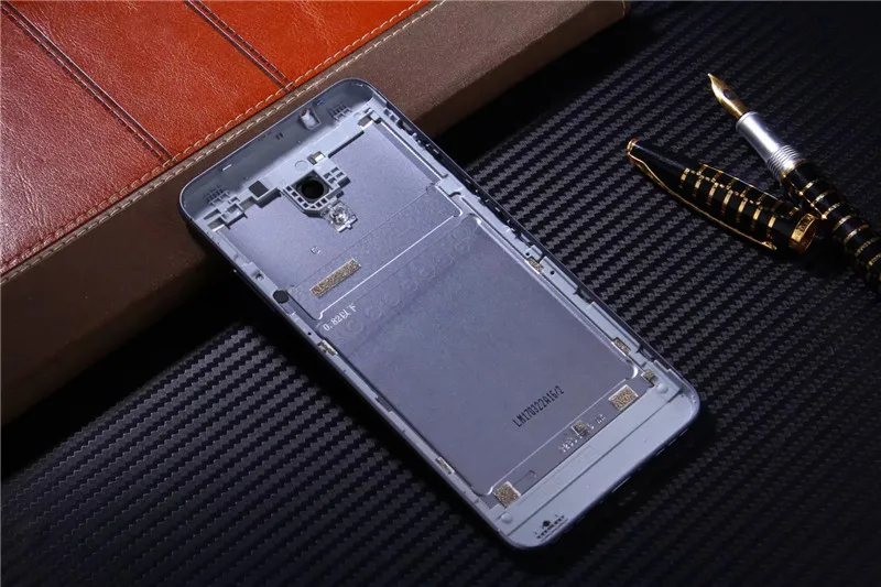 Корпус для Meizu M5S, металлическая задняя крышка для батареи, запасные части для мобильного телефона, чехол с кнопками, объектив камеры