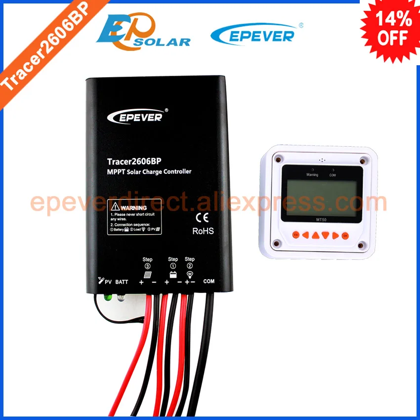 mppt 10A 10amp solar battery regulator EPsolar high quality Tracer2606BP+USB cable connect PC software