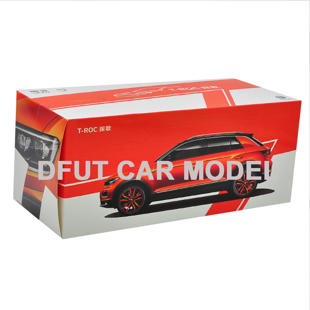 1:18 Игрушечная машина из сплава бизнес-назначения модель T-ROC 280STI автомобили авторизованный для подарка и коллекции