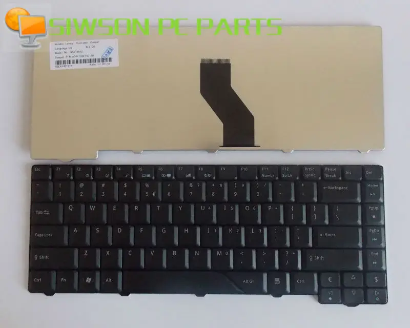 Клавиатура для ноутбука Замена США Acer Aspire 5720 5720G 5720Z 5720ZG 6935 6935G 4937G 6920G 5220 черный |