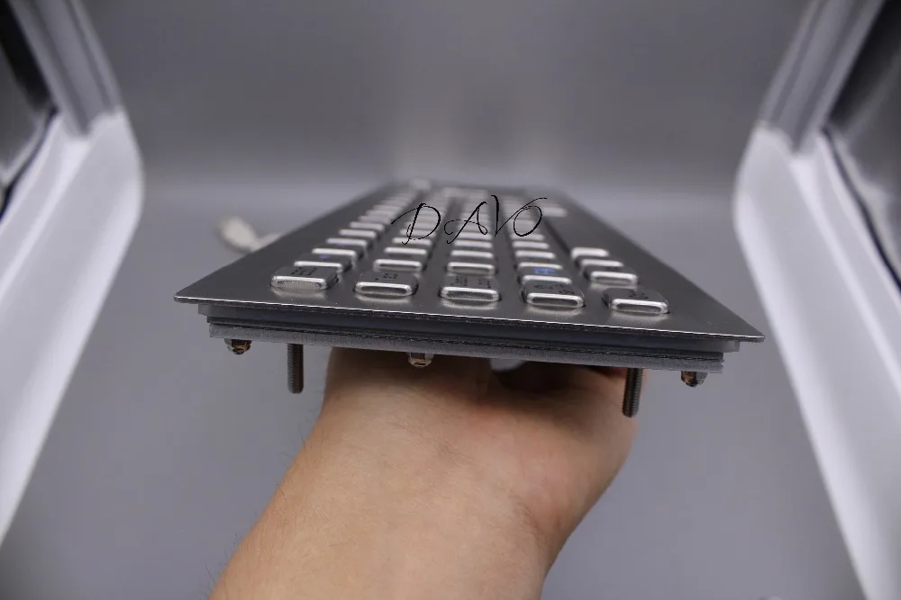 wonderful  Metal touchpad Keypad Touch the keyboard Kiosk Metal Keypad terminal keyboard Conductive Rubber Key