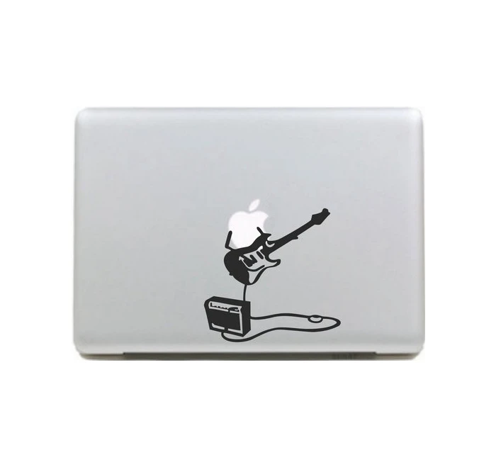 Electric Guitar Vinyl decoration Decal Protector For Macbook Pro 13 15 Sticker laptop skin MH