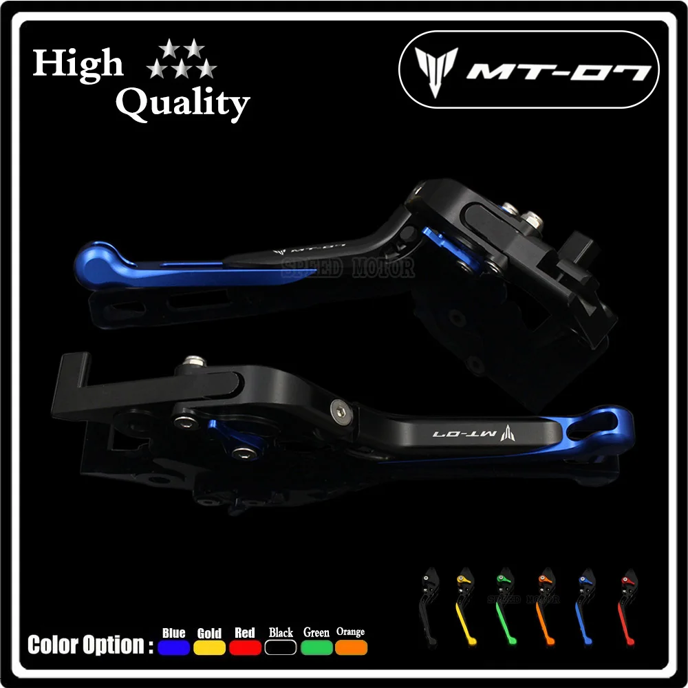 

NEW Two Colors(black and bule) Motorcycle Brake Clutch Levers For Yamaha MT 07 MT07 MT-07 FZ07 FZ 07 FZ-07 Tracer 2014-2017