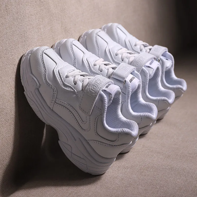 

Original Kids Sneakers Infant Running Boys Girls Shoes Ultras Wearable Triple S Hook And Loop Chlidren Trainers Max Size 39