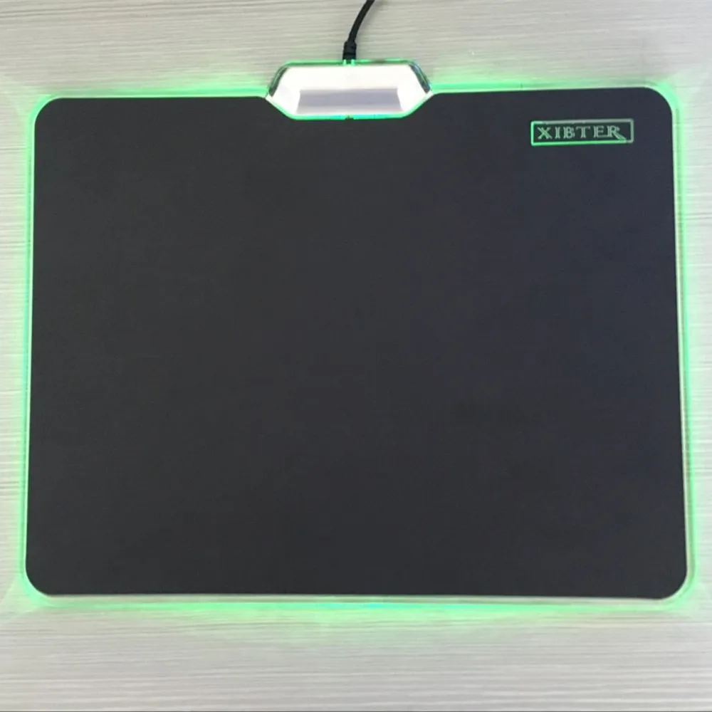 Black Matte Surface USB Mouse Pad Gamer Gaming Lighting Mousepad Support Custom Dota Mice Mat With