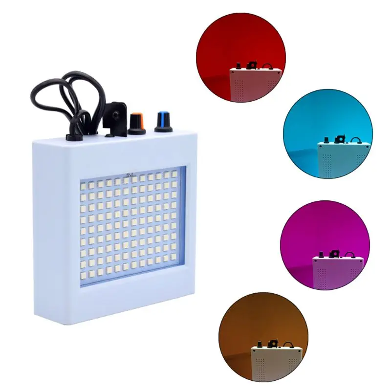 

108-LED Mixed Flashing Stage Light Sound Activated Disco Strobe Lights For Festival Parties Wedding KTV