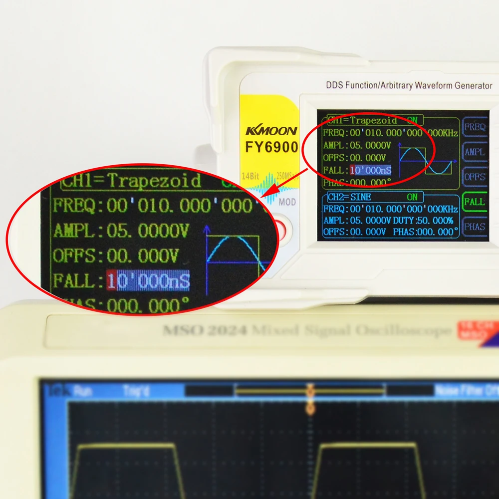 Двухканальный DDS генератор сигналов синусоидальной волновой генератор pwm импульсы импульсная 100 м частотомер Функция Generator2.4 дюймов TFT ЖК-дисплей