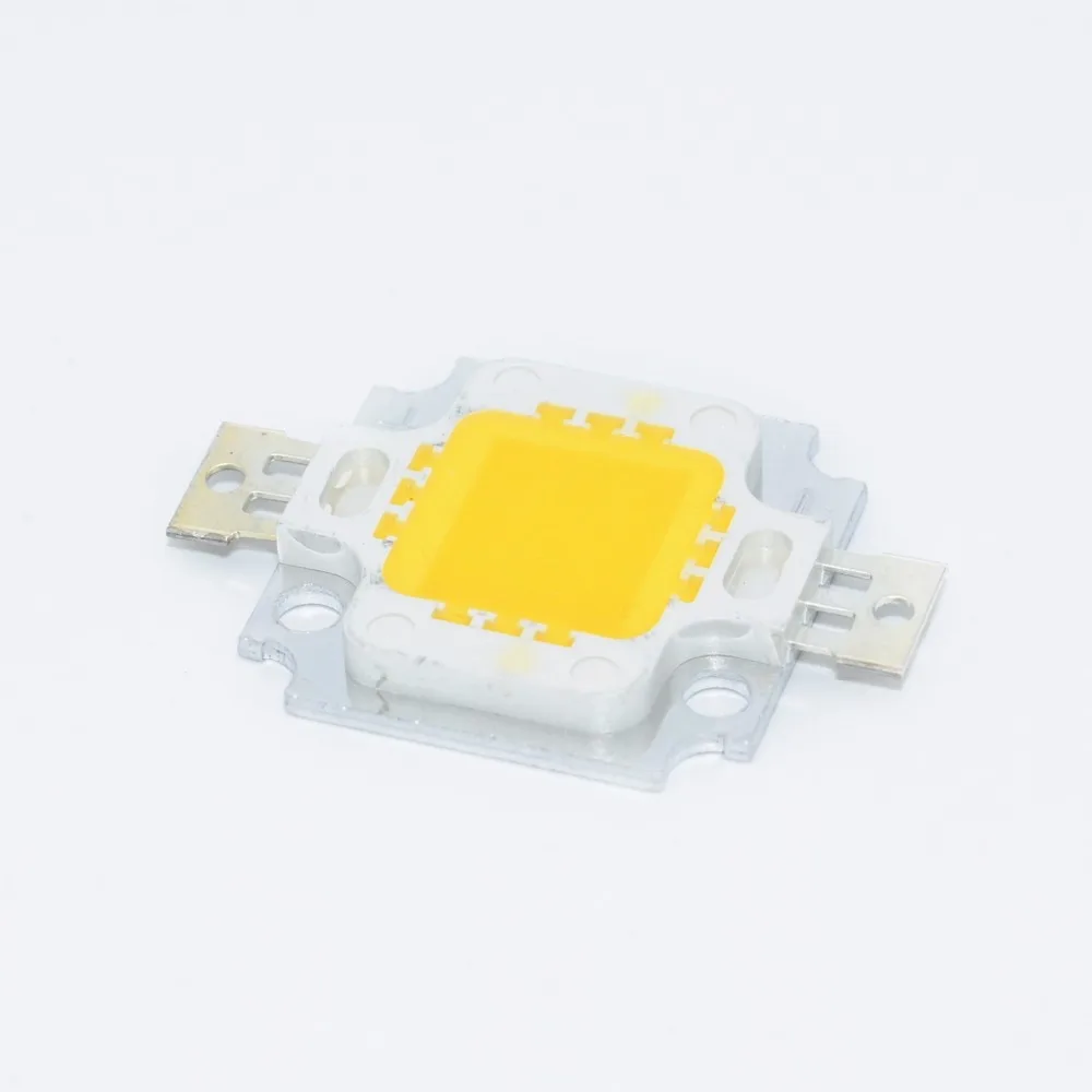 

10PCS 10W LED warm white 800-900LM LED SMD Lamp Light Daylight white High Power LED 6000-6500K 12V 600MA