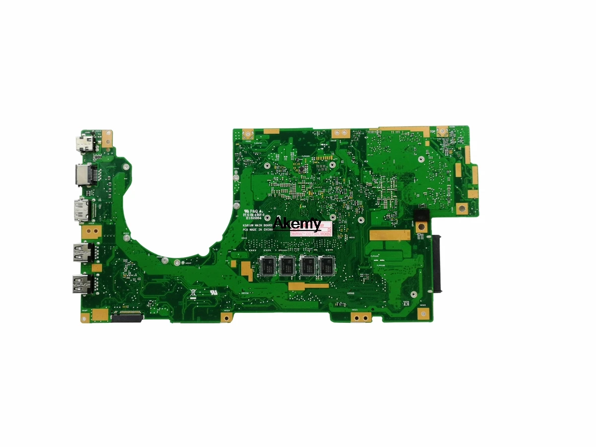  K501UW Laptop motherboard for ASUS K501UQ K501U Test original mainboard DDR3 8G-RAM I5-6200U GTX940