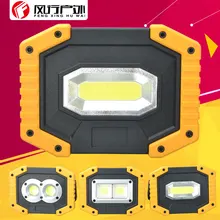 Открытый свет для охоты Отдых на природе привело IP67 фонарик лампе Led Портативный прожектор светодиодный свет работы Перезаряжаемые 18650 Батарея