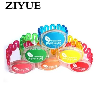 

Free shipping 6pcs/lot Waterproof Wristband RFID Bracelet 125KHz ID EM4100 &TK4100 for smimming , gym, spa, school cabinet