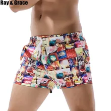 Солнцезащитные GRACE Лето Для мужчин s Пляжные шорты Мужские Шорты для купания пляжные шорты для плавания дышащие штаны купальники Для мужчин беговые шорты для серфинга