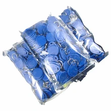 100 шт. RFID 125 кГц записываемая перезапись EM4305 Бесконтактный контроль доступа ID тег брелоки