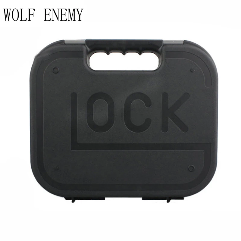 

New ABS Pistol Case Tactical Hard Pistol Case Gun Case Padded Foam Lining for hunting airsoft