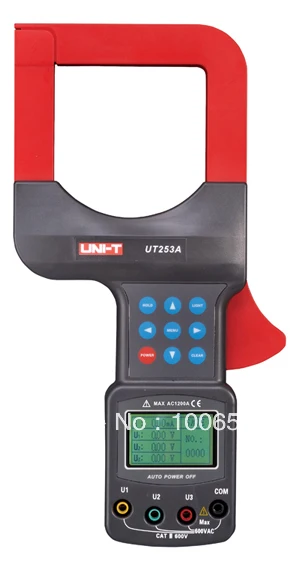 

UNI-T UT253A Professional 1200A Auto Range Large Jaws Leakage Current Tester Clamp Meter Clamp Leaker Voltmeter Ammeter