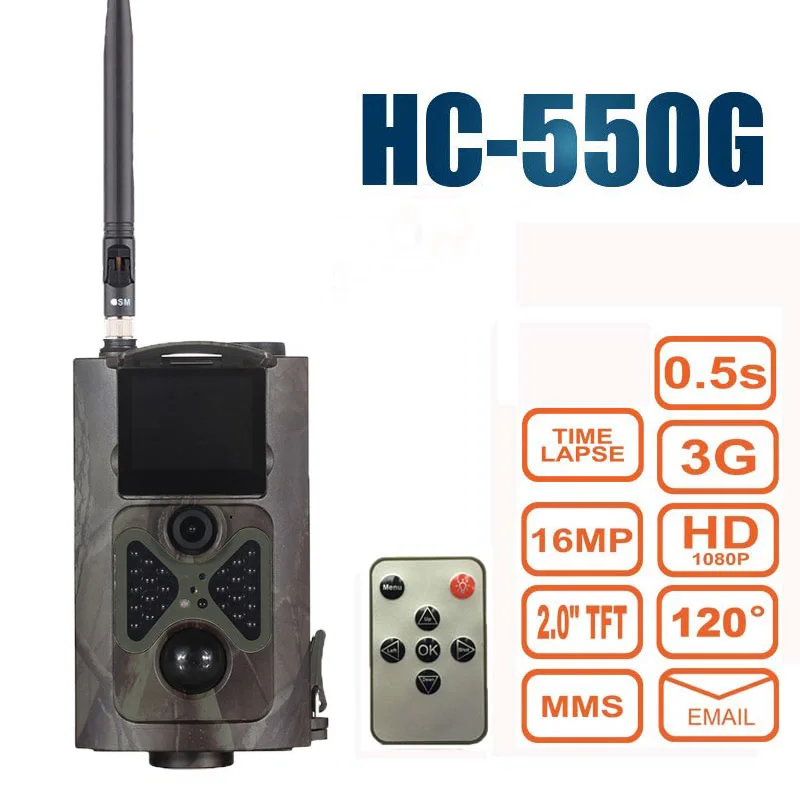 Suntek HC550G Hunting Camera Trap 12MP Photo Trap Motion Trigger Camera