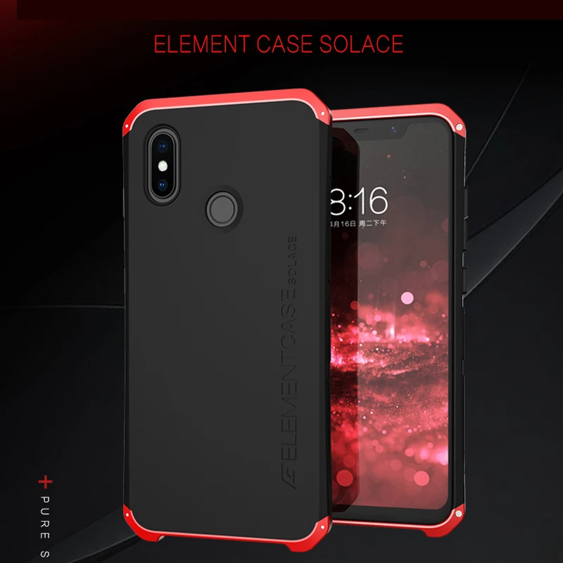 Для Xiaomi Mi 8 чехол для телефона алюминиевая металлическая рамка задняя крышка Capa