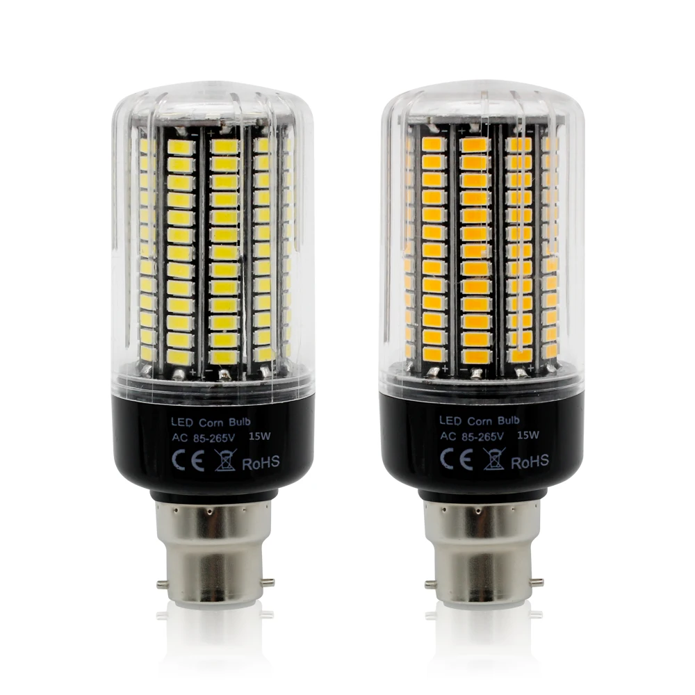 Lampadas 5736 SMD более яркая 5730 5733 светодиодная кукурузная лампа 3 5 Вт 7 8 12 15 без мерцания