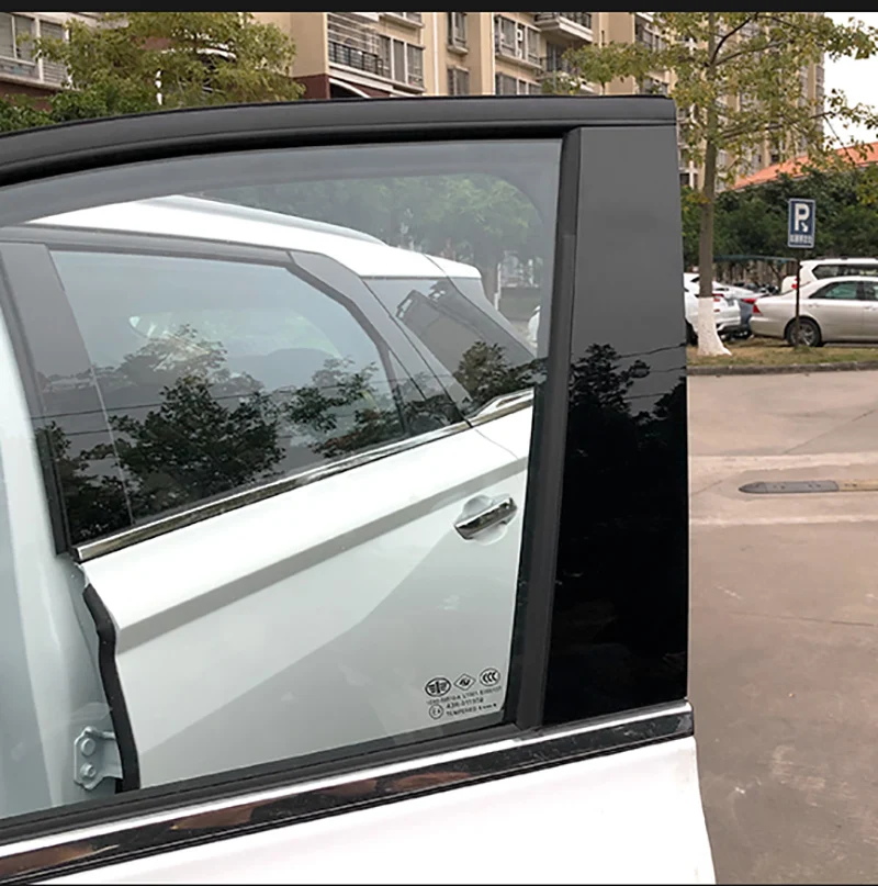 8 шт. для FAW BESTURN T77 средняя колонна Глянцевая декоративная наклейка