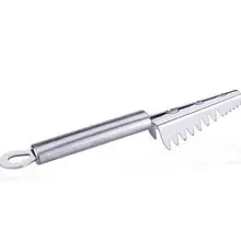 Кухонные инструменты для фруктов и овощей, нержавеющая сталь, инструмент для чистки, выскабливания рыбы, нож