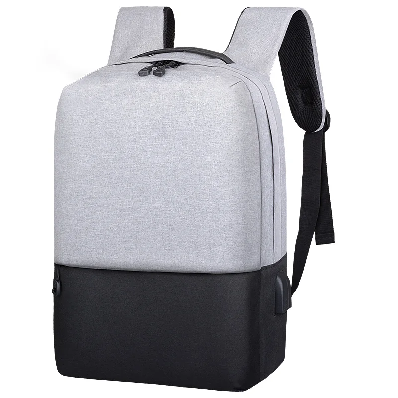 

2018 Patchwork Waterproof Computer USB Headphone Jack Schoolbags School Bag Women Men Anti Theft Lock Bagpack Teenagers Backpack