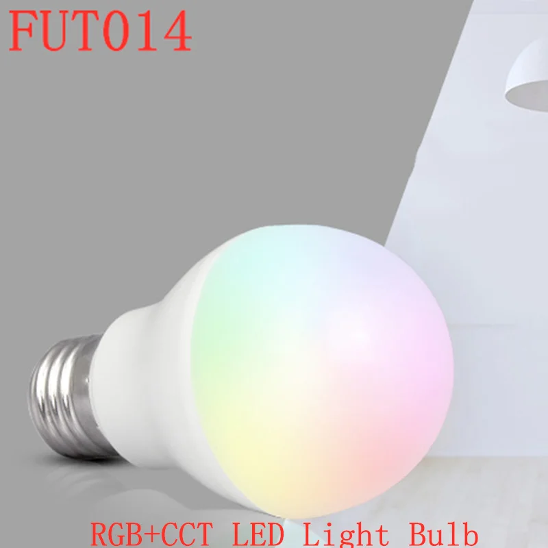 

Milight FUT014 E27 6W RGB+CCT LED Bulbs AC86-265V;FUT089 8-Zone RGB+CCT Remote Controller