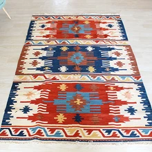 Килим Kilrim зарубежные земли нация ветер чистая шерсть ручное плетение спальня гостиная чайный столик Джокер Carpetgc193kilimyg40