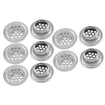 

FDDT 19mm x 30mm Perforated Round Mesh Air Vents Mini Louvers 10 Pcs