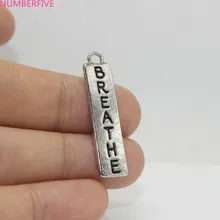 12 шт. 8x34 сплав покрытие белый k дышащие Подвески Подвеска для изготовления ювелирных изделий