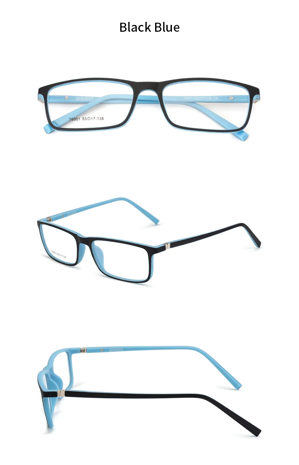 TR90 оправы для очков прозрачные поддельные Ботан Компьютер Чтение близорукость рецепт оптические оправы для женщин# T6001