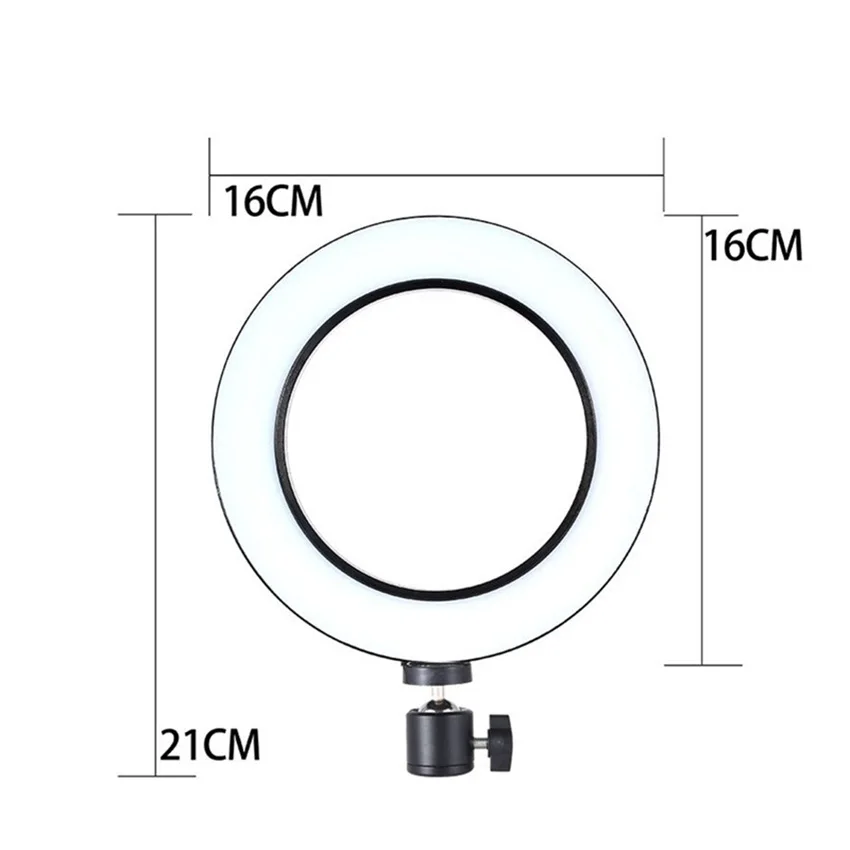 Кольцевой светодиодный фонарик с шаровой головкой для штатива светодиодный фонарь заполняющий свет для видео блогеров живое потоковое видео запись