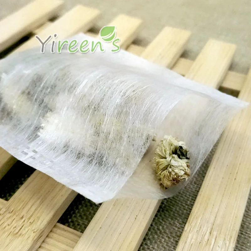 

New 1000pcs 60 X 80cm PLA Biodegraded Tea Filter, Environmental Natural Corn Fiber Heat Sealing Tea Bag, Corn non woven fabric