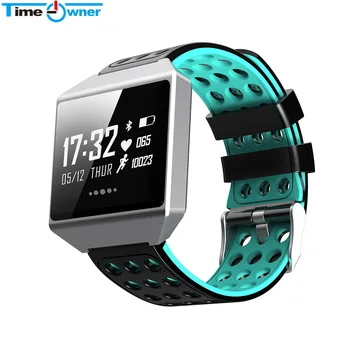 

TimeOwner IP67 WaterProof Smart Bracelet Heart Rate Monitor Pedometer Smart Wristband Fitness Tracker Message Push Smart Watch