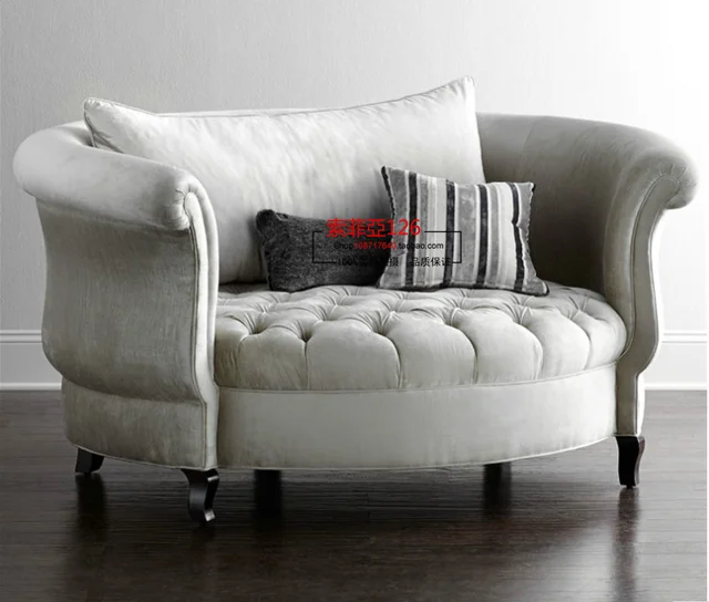 American special new European single circular sofa French