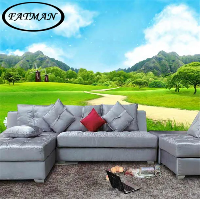 

Custom photo wallpaper Living room meeting room sofa background wallpaper mural 3D pastoral non-woven wallpaper