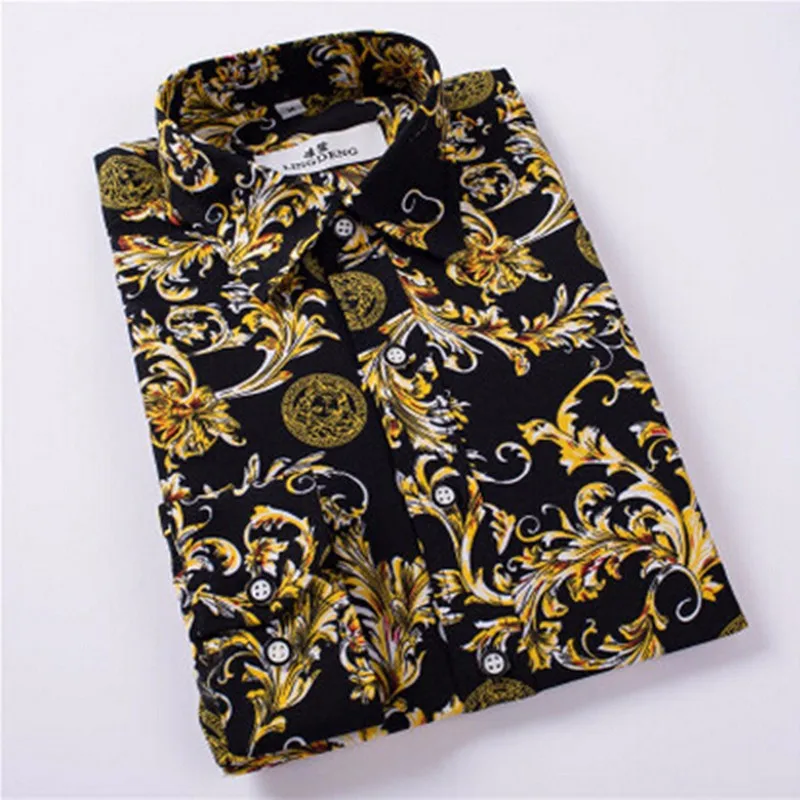 

2019 New Summer Mens Short Sleeve Beach Hawaiian Shirts Cotton Casual Floral Shirts Regular Plus Size 5XL Mens clothing Fashion