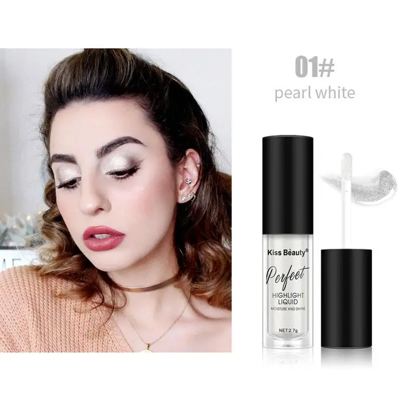 

3color Illuminator Contouring Makeup Liquid Highlighter Face Brightener Concealer Primer Bronzer Cosmeticsthree-dimensional Trim