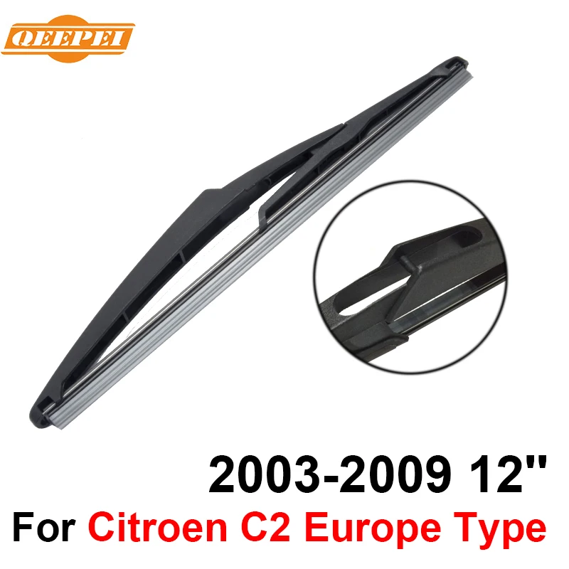 QEEPEI Rear Windscreen Wiper No Arm For Citroen C2 Europe Type 2003